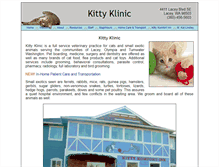 Tablet Screenshot of kittyklinic.com